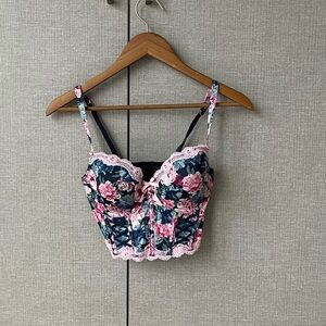 • Victoria's Secret | Dream Angels Lightly-Lined Floral Bra Top